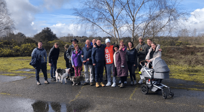 Chris and Running - Supporters